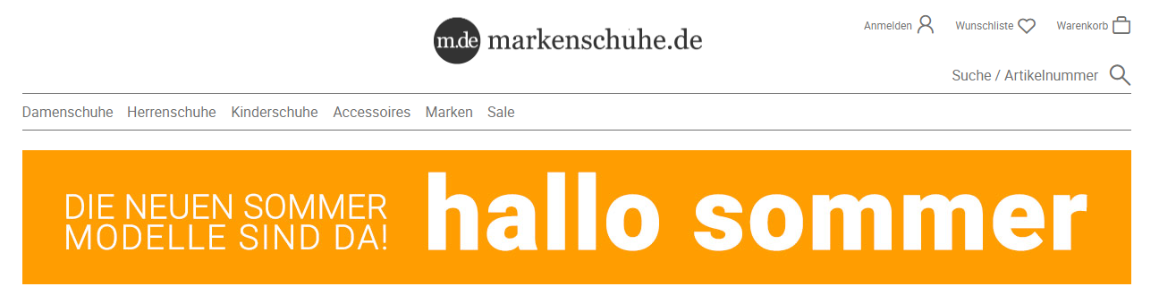 10% Markenschuhe.de Gutschein bei der Newsletter Anmeldung sichern